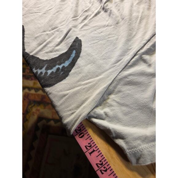 Kid Dangerous Grime Couture Bull Skull T-Shirt L 20" P2P - Picture 7 of 9